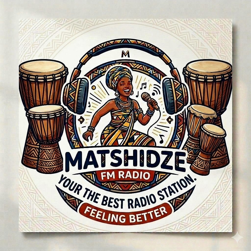 Matshidze FM Radio logo: Your the best radio station, feeling better