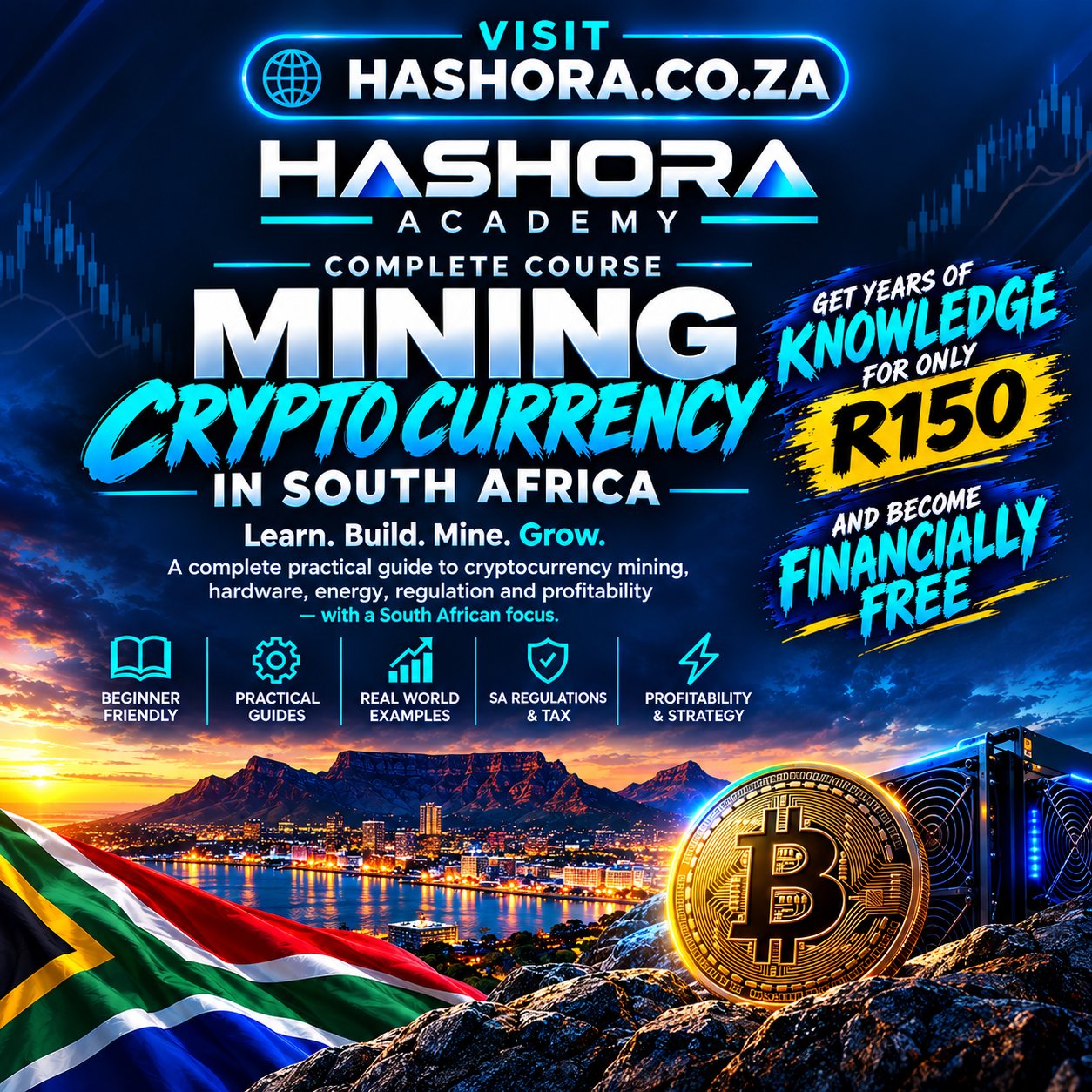 HashOra Academy Complete Course - Mining Crypto Currency in South Africa