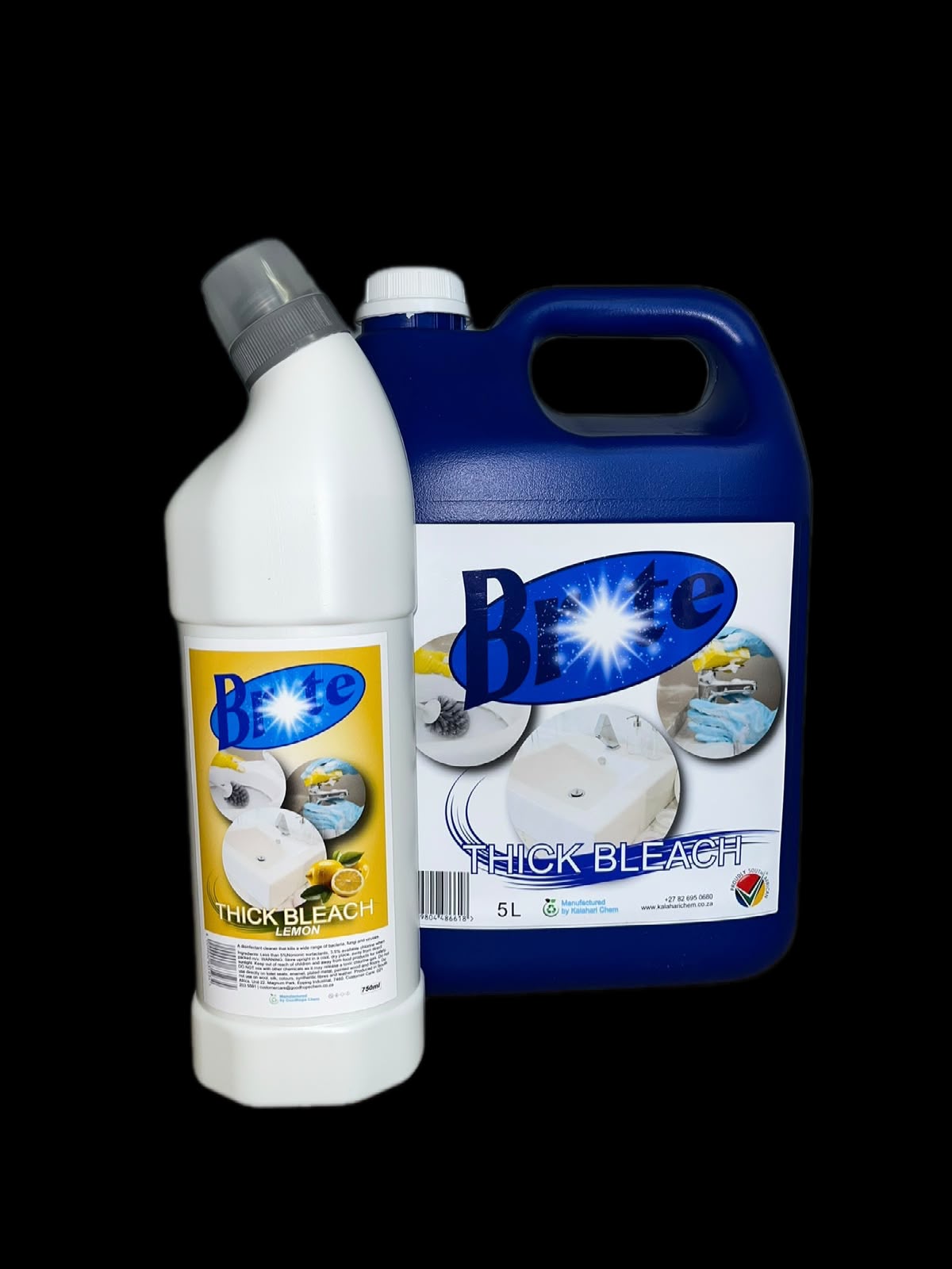 Brite Thick Bleach Lemon 750ml and 5L