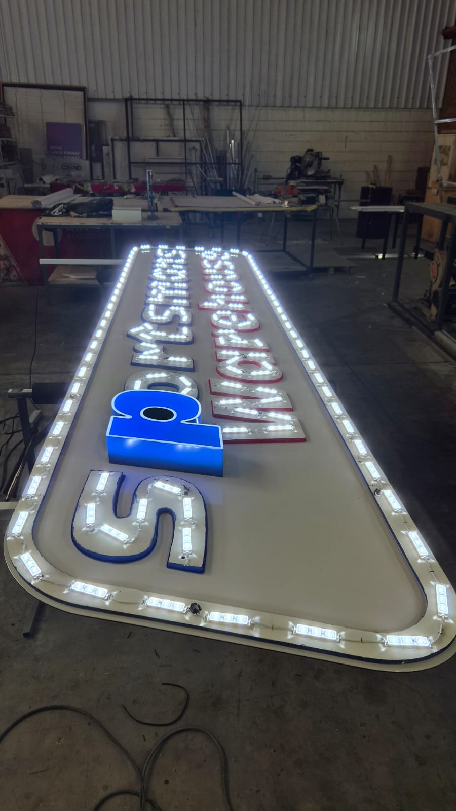 3D LED Retail Signage