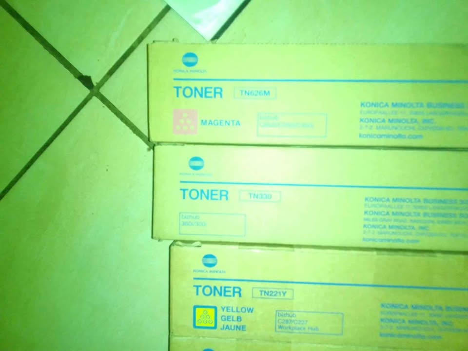 Konica Minolta Toner Boxes