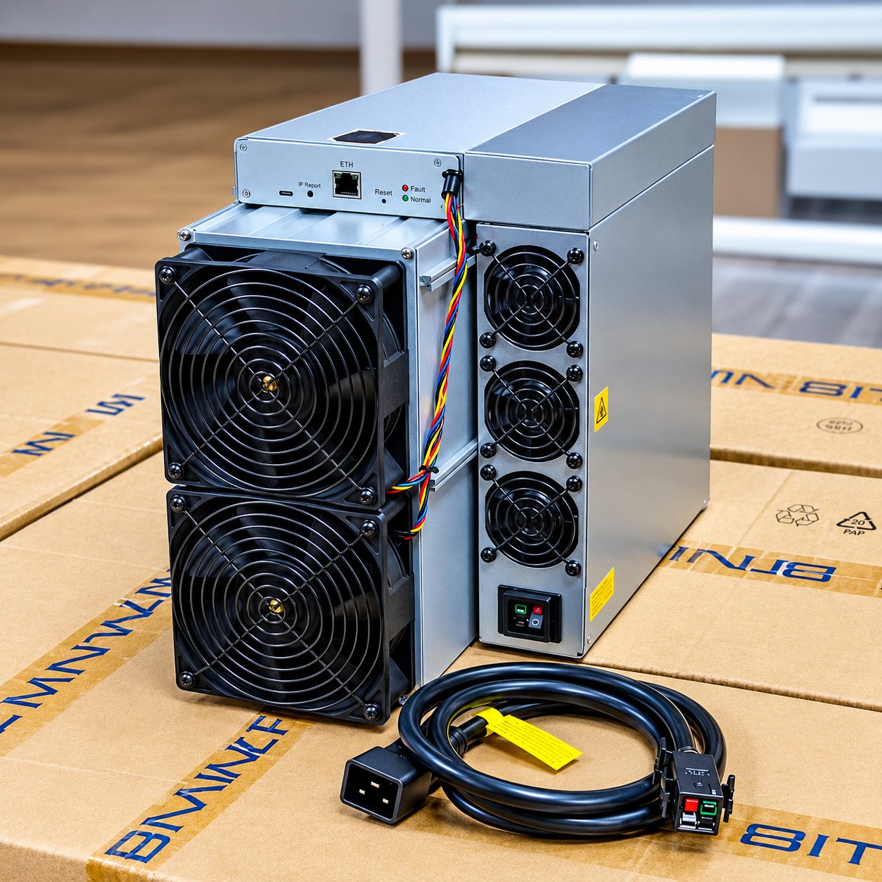 Used Bitmain Antminer KS5 Pro 21T Kaspa ASIC Miner