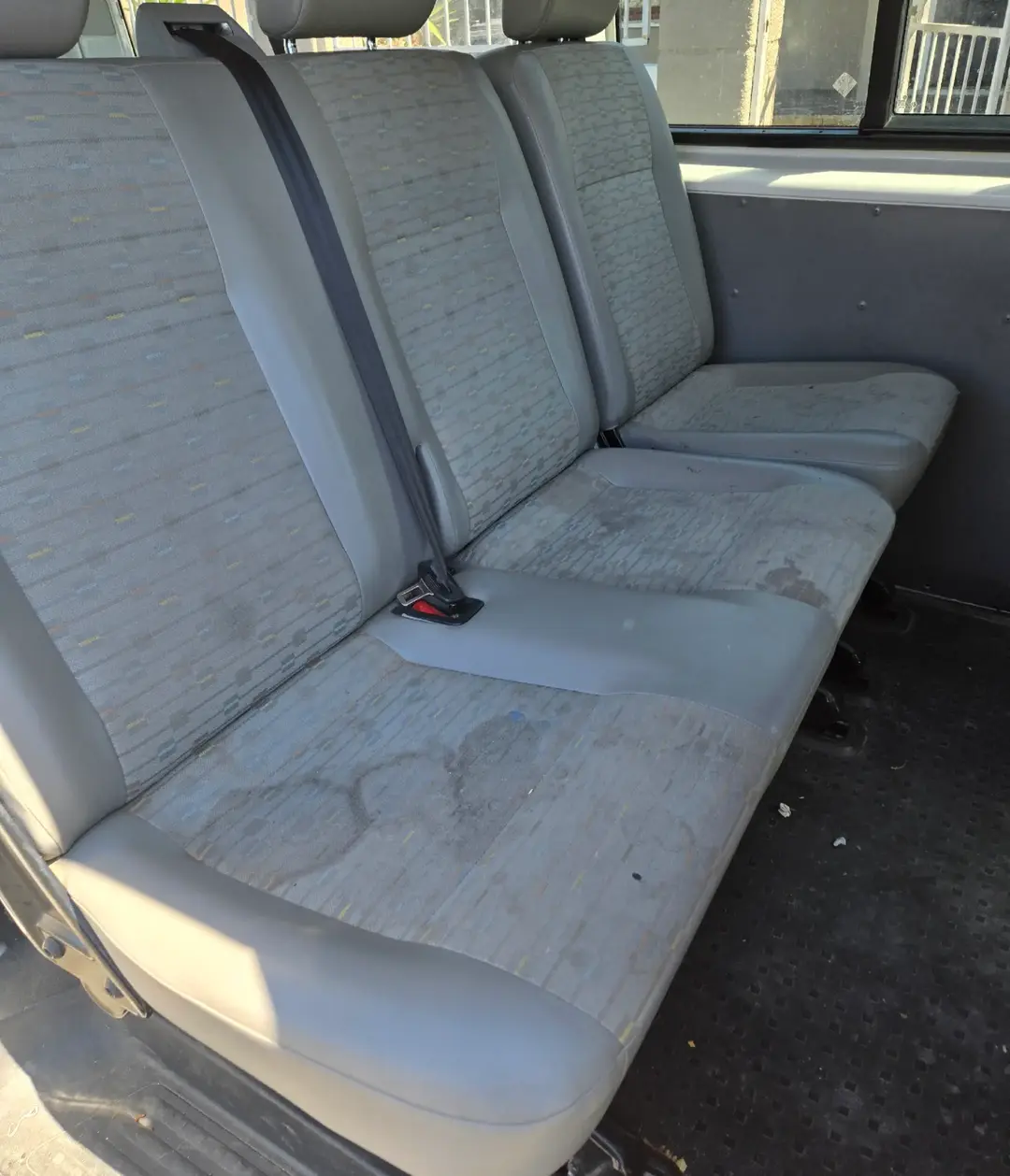 Upholstery deep clean before treatment