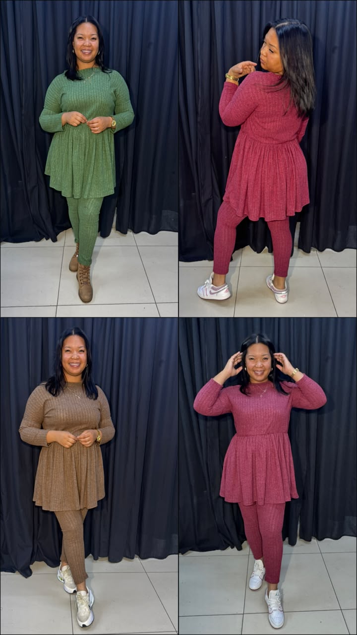 Cozy Ribbed Loungewear Sets